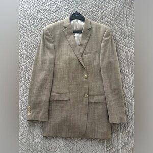 Men’s Tan Sports Coat, Size 42L, brand is Joseph Abboud